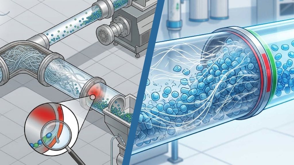 How to Eliminate Angel Hair in Polymer Conveying - Indpro